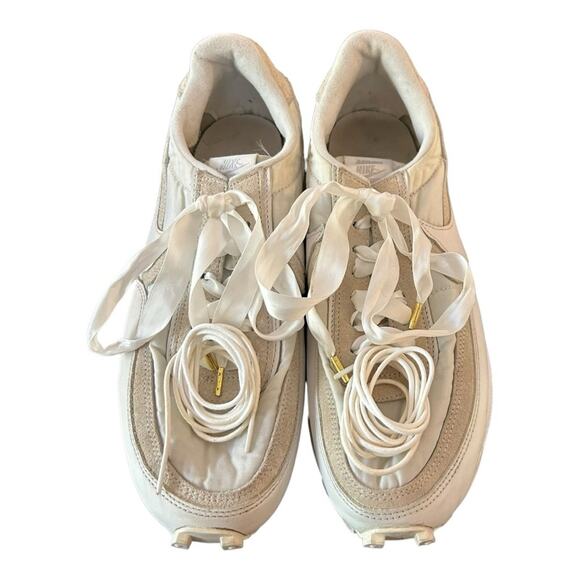 Nike x Sacai LD Waffle White Nylon Shoe Mens 10.5 - Picture 14 of 15